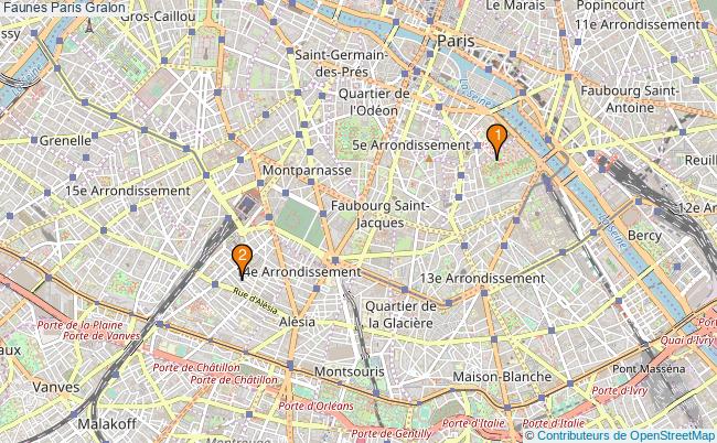 plan Faunes Paris Associations faunes Paris : 3 associations