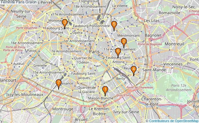 plan Féminité Paris Associations féminité Paris : 11 associations