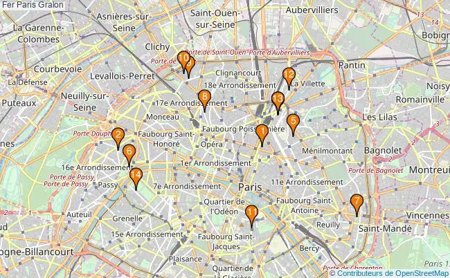 plan Fer Paris Associations fer Paris : 17 associations