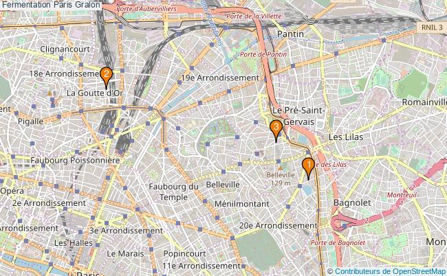 plan Fermentation Paris Associations fermentation Paris : 5 associations