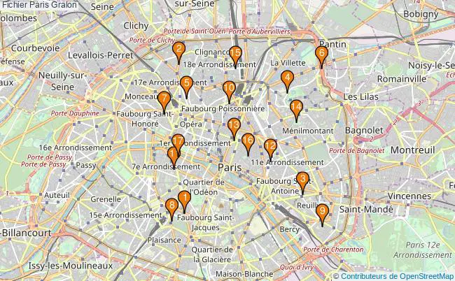 plan Fichier Paris Associations fichier Paris : 20 associations