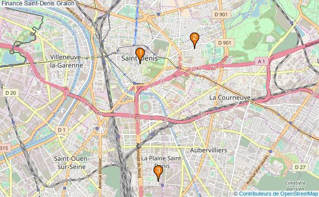 plan Finance Saint-Denis Associations finance Saint-Denis : 3 associations