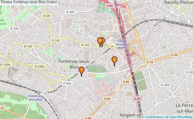 plan Fitness Fontenay-sous-Bois Associations fitness Fontenay-sous-Bois : 4 associations
