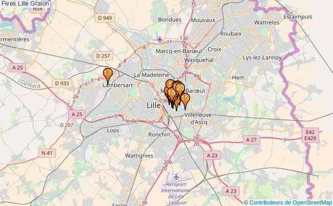 plan Fives Lille Associations Fives Lille : 26 associations