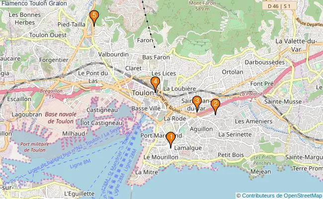 plan Flamenco Toulon Associations flamenco Toulon : 5 associations