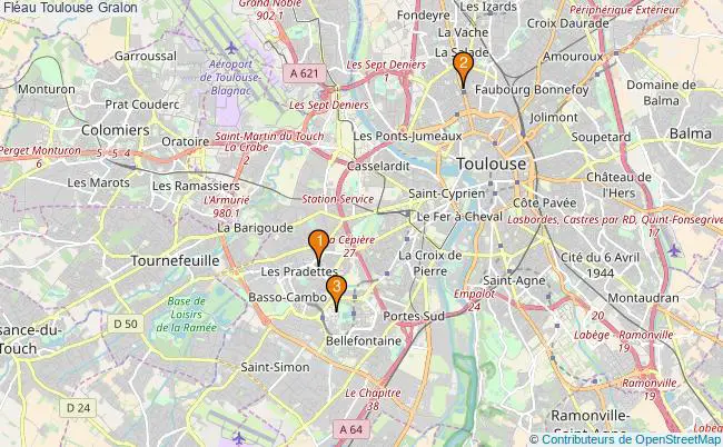 plan Fléau Toulouse Associations Fléau Toulouse : 3 associations