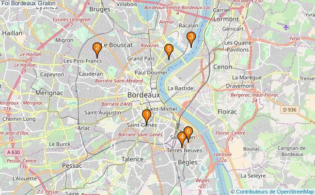 plan Foi Bordeaux Associations foi Bordeaux : 6 associations