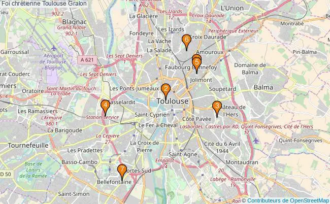plan Foi chrétienne Toulouse Associations foi chrétienne Toulouse : 9 associations