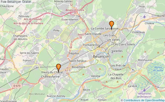 plan Foie Besançon Associations foie Besançon : 2 associations