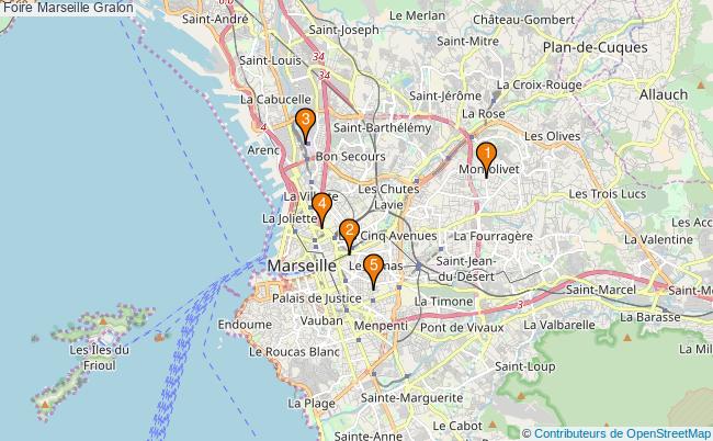plan Foire Marseille Associations foire Marseille : 5 associations