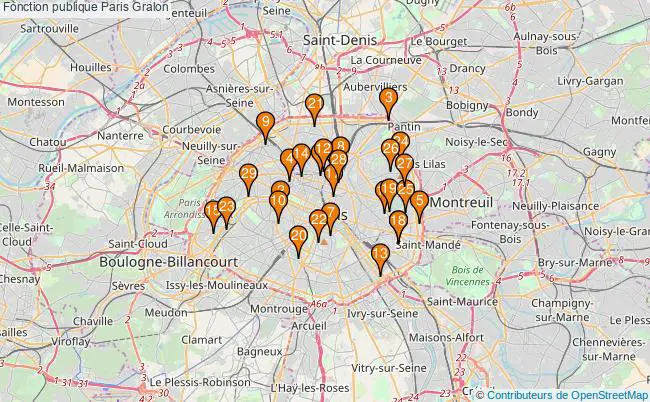 plan Fonction publique Paris Associations fonction publique Paris : 33 associations