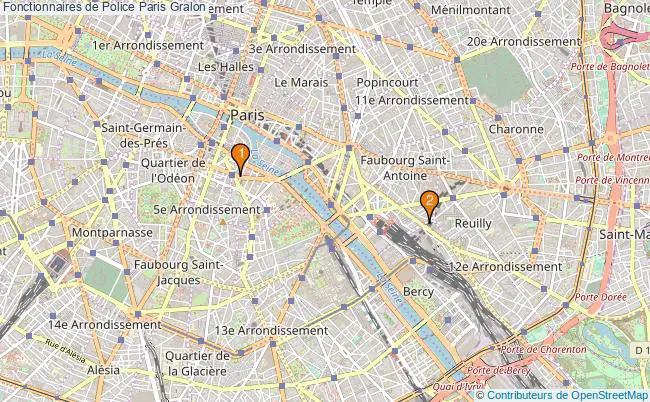 plan Fonctionnaires de Police Paris Associations fonctionnaires de Police Paris : 4 associations