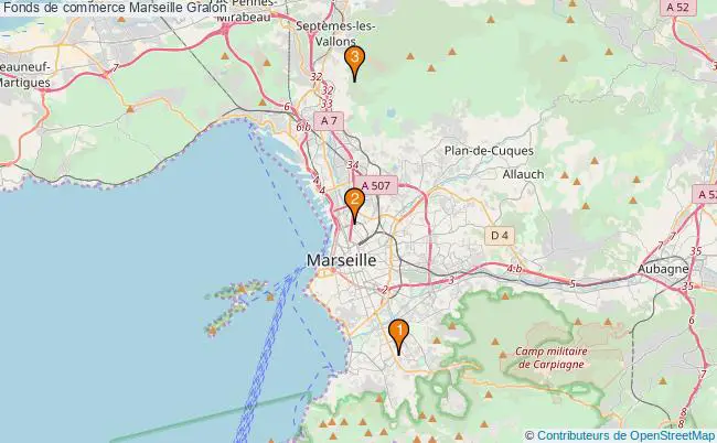 plan Fonds de commerce Marseille Associations fonds de commerce Marseille : 4 associations
