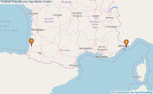 plan Football Roquebrune-Cap-Martin Associations football Roquebrune-Cap-Martin : 4 associations