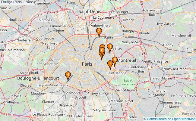 plan Forage Paris Associations forage Paris : 13 associations