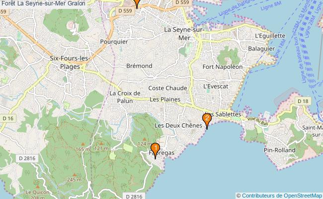 plan Forêt La Seyne-sur-Mer Associations Forêt La Seyne-sur-Mer : 3 associations