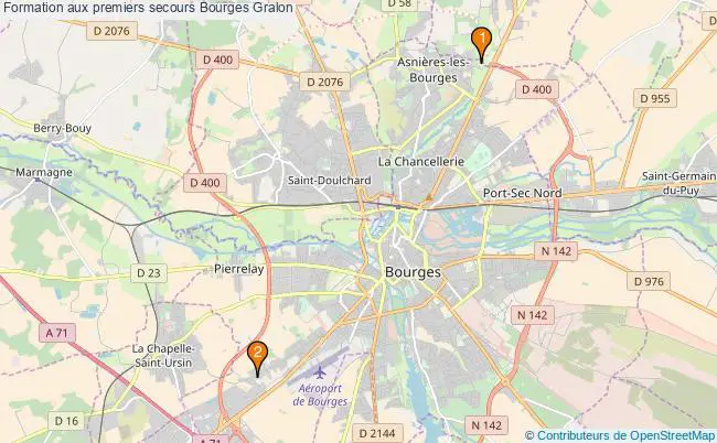 plan Formation aux premiers secours Bourges Associations formation aux premiers secours Bourges : 2 associations