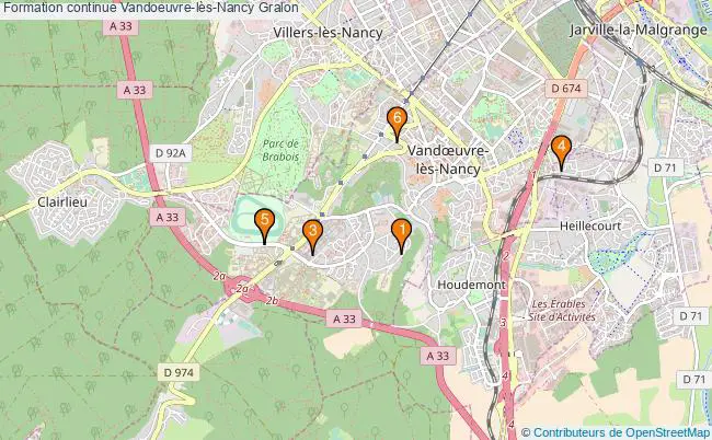 plan Formation continue Vandoeuvre-lès-Nancy Associations formation continue Vandoeuvre-lès-Nancy : 6 associations