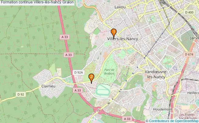 plan Formation continue Villers-lès-Nancy Associations formation continue Villers-lès-Nancy : 3 associations