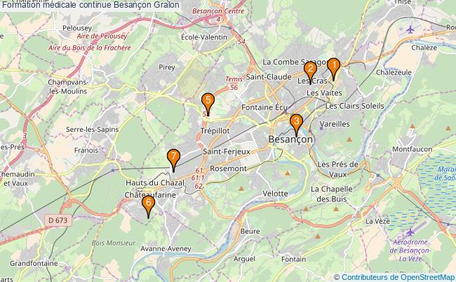 plan Formation médicale continue Besançon Associations formation médicale continue Besançon : 6 associations