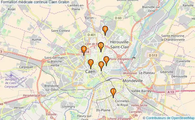 plan Formation médicale continue Caen Associations formation médicale continue Caen : 10 associations