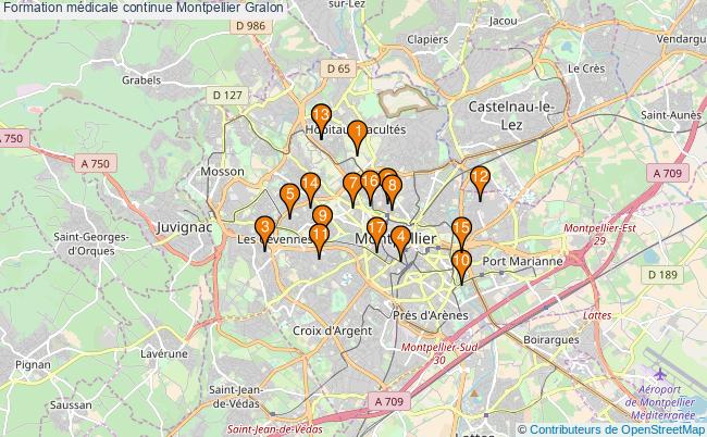 plan Formation médicale continue Montpellier Associations formation médicale continue Montpellier : 18 associations