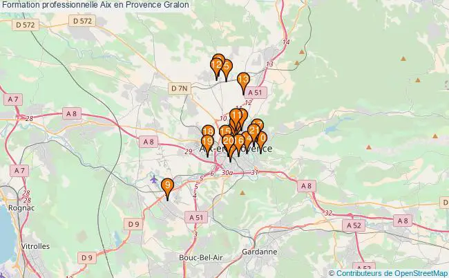 plan Formation professionnelle Aix en Provence Associations formation professionnelle Aix en Provence : 23 associations