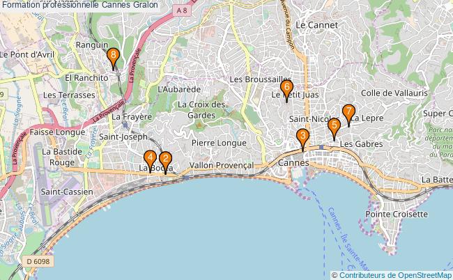 plan Formation professionnelle Cannes Associations formation professionnelle Cannes : 8 associations