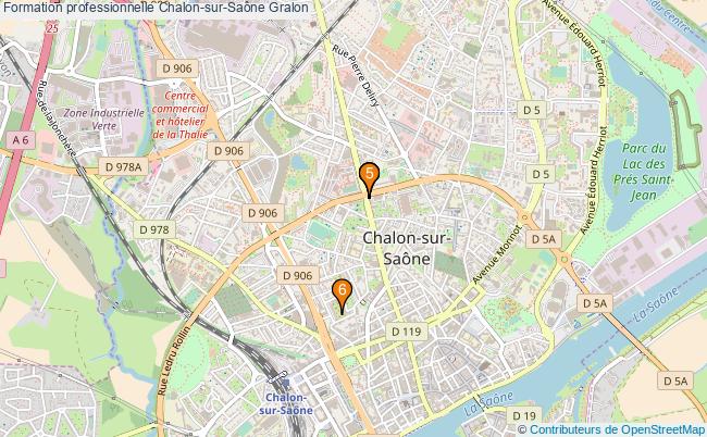 plan Formation professionnelle Chalon-sur-Saône Associations formation professionnelle Chalon-sur-Saône : 5 associations