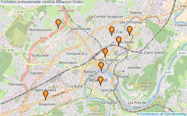 plan Formation professionnelle continue Besançon Associations formation professionnelle continue Besançon : 8 associations