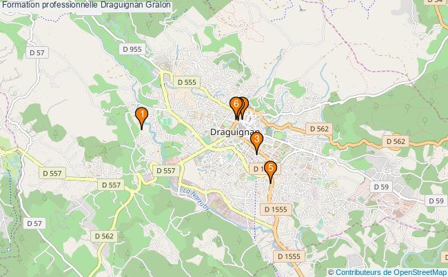 plan Formation professionnelle Draguignan Associations formation professionnelle Draguignan : 6 associations