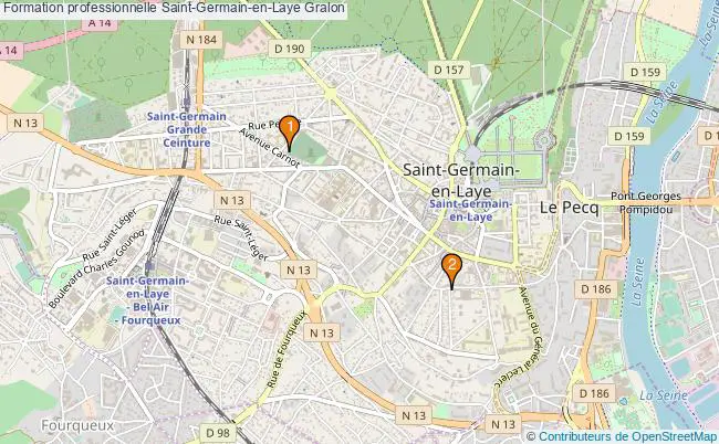 plan Formation professionnelle Saint-Germain-en-Laye Associations formation professionnelle Saint-Germain-en-Laye : 5 associations