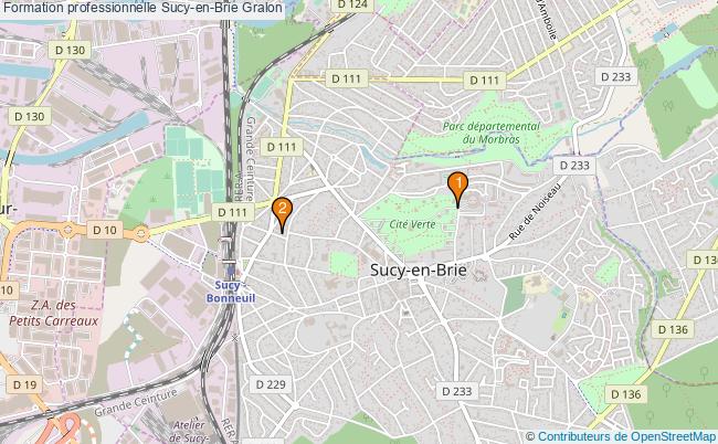 plan Formation professionnelle Sucy-en-Brie Associations formation professionnelle Sucy-en-Brie : 4 associations