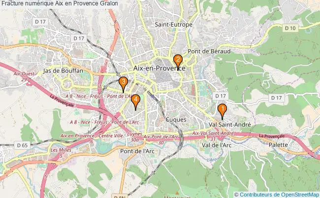 plan Fracture numérique Aix en Provence Associations fracture numérique Aix en Provence : 4 associations