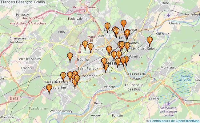 plan Français Besançon Associations français Besançon : 41 associations
