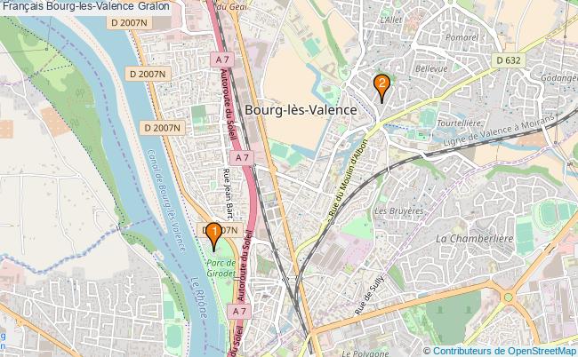 plan Français Bourg-les-Valence Associations français Bourg-les-Valence : 3 associations