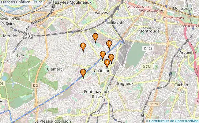 plan Français Châtillon Associations français Châtillon : 8 associations