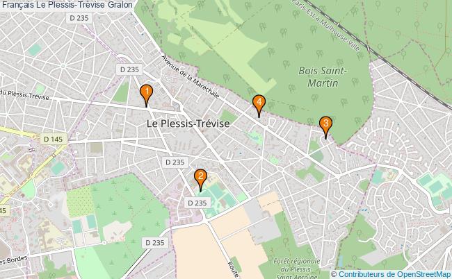 plan Français Le Plessis-Trévise Associations français Le Plessis-Trévise : 4 associations