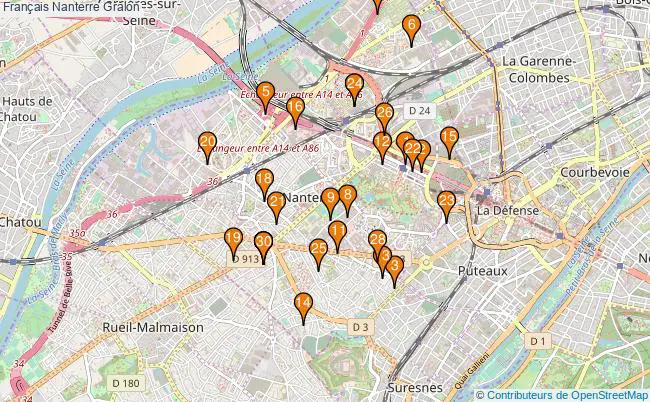 plan Français Nanterre Associations français Nanterre : 39 associations