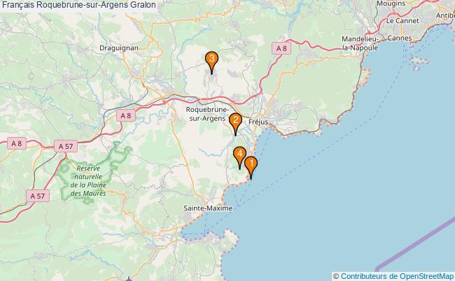 plan Français Roquebrune-sur-Argens Associations français Roquebrune-sur-Argens : 5 associations
