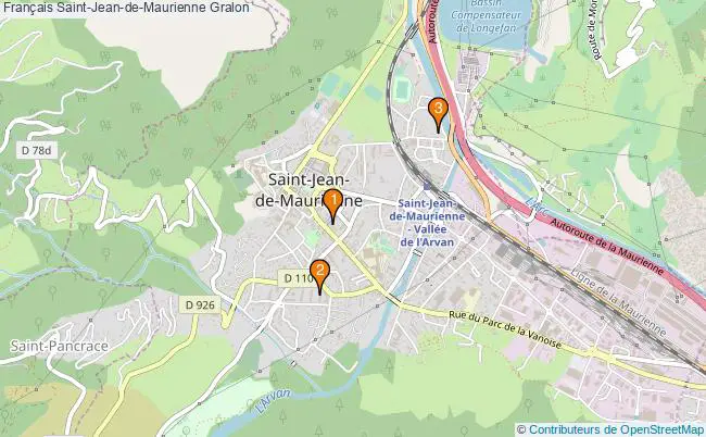 plan Français Saint-Jean-de-Maurienne Associations français Saint-Jean-de-Maurienne : 3 associations