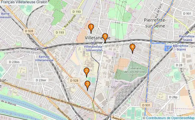 plan Français Villetaneuse Associations français Villetaneuse : 8 associations
