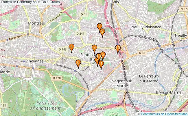 plan Française Fontenay-sous-Bois Associations française Fontenay-sous-Bois : 15 associations