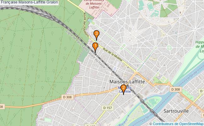 plan Française Maisons-Laffitte Associations française Maisons-Laffitte : 3 associations