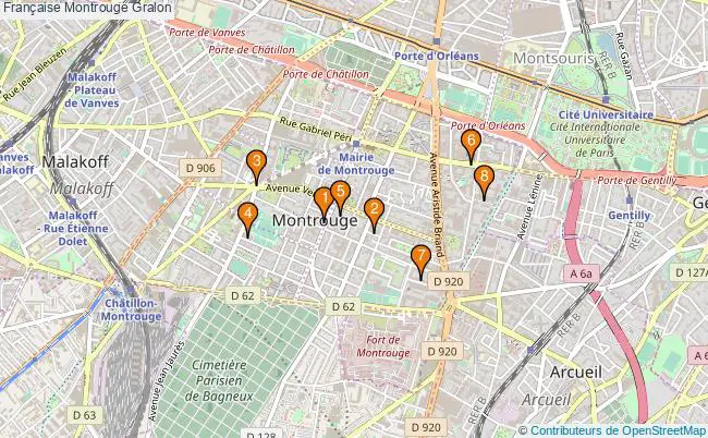plan Française Montrouge Associations française Montrouge : 10 associations