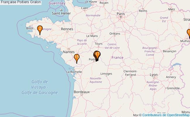 plan Française Poitiers Associations française Poitiers : 24 associations
