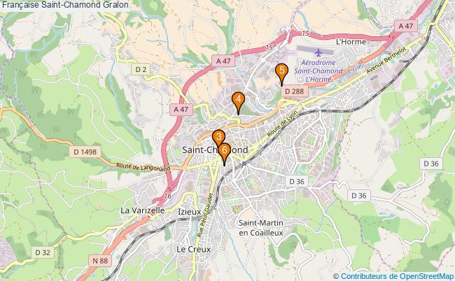 plan Française Saint-Chamond Associations française Saint-Chamond : 7 associations