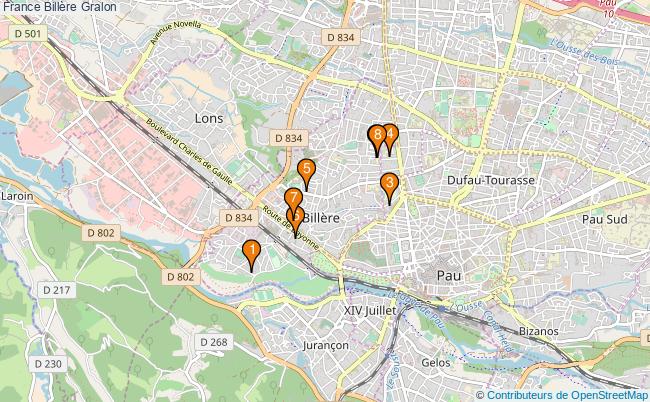 plan France Billère Associations France Billère : 10 associations