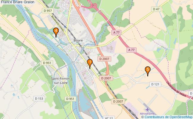 plan France Briare Associations France Briare : 6 associations