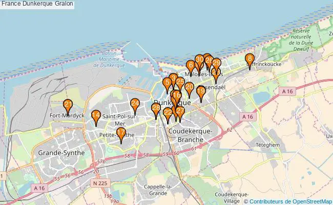 plan France Dunkerque Associations France Dunkerque : 64 associations